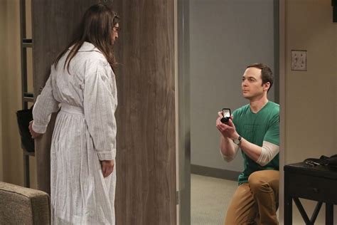 sheldon demande amy en mariage|The Big Bang Theory : la demande en mariage de Sheldon a。